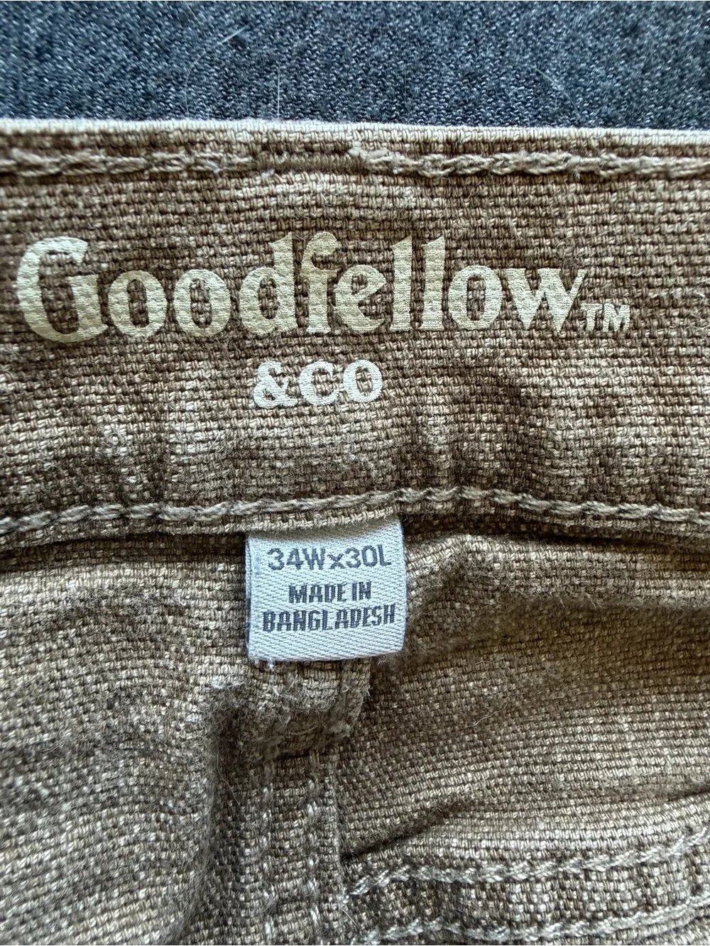 Goodfellow & Co Men’s Straight Fit Tan-Brown Jeans
